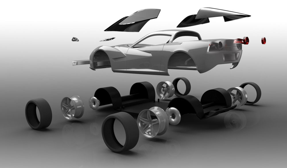 دانلود پروژه طراحی شورلت Corvette C7 (1)