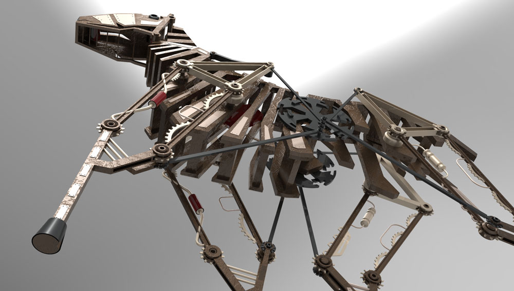 دانلود پروژه طراحی اسب مکانیکی