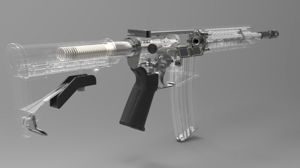 دانلود پروژه طراحی اسلحه AR-15 (1)
