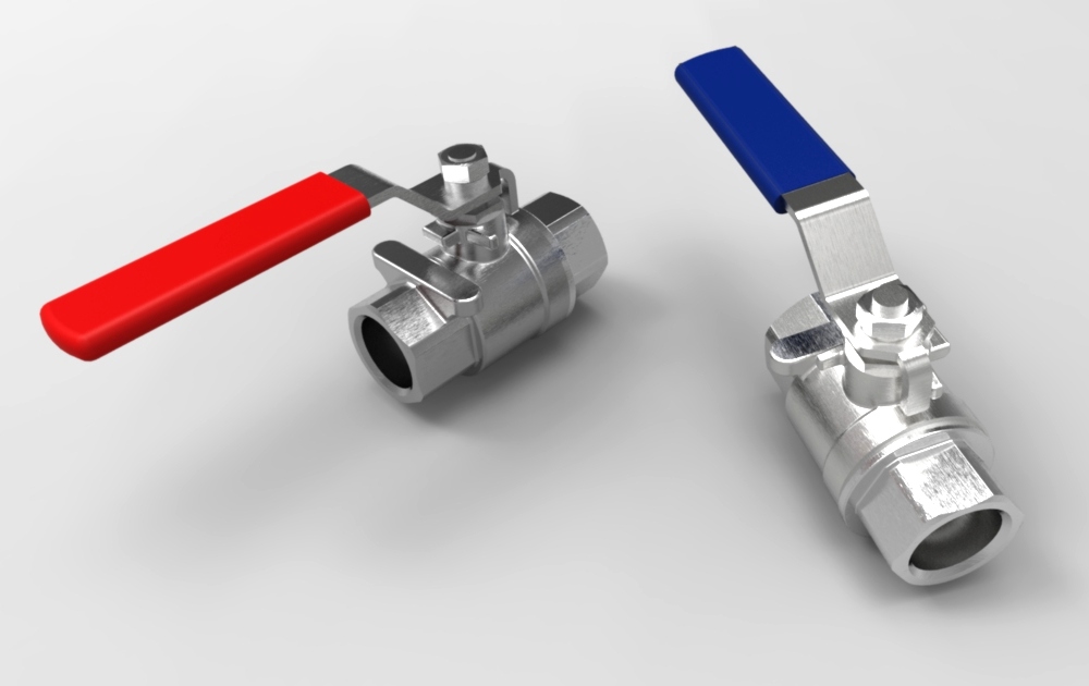 دانلود پروژه طراحی بال ولو Ball valve (شیر توپی)