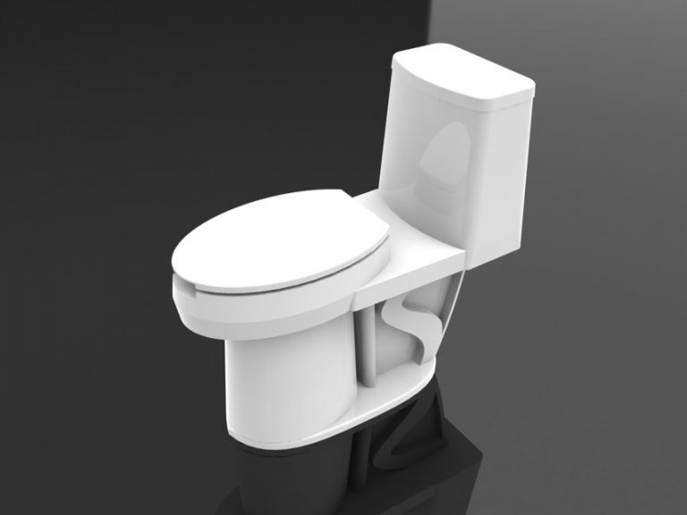 دانلود پروژه طراحی توالت فرنگی
