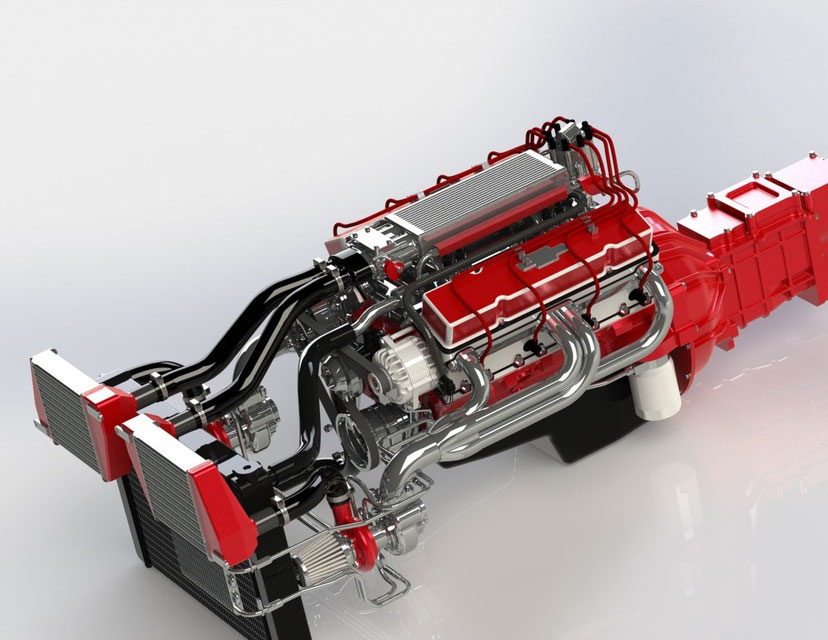دانلود پروژه طراحی توربو موتور GM 350