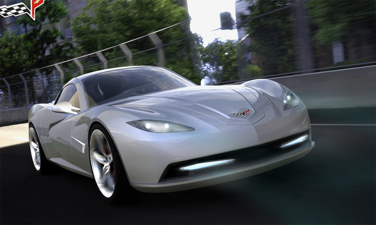 دانلود پروژه طراحی خودرو شورلت Corvette C7