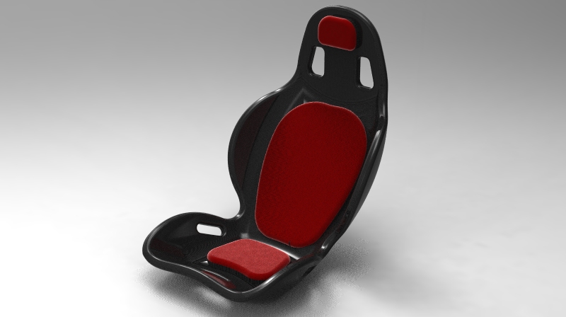 دانلود پروژه طراحی صندلی خودرو اسپرت