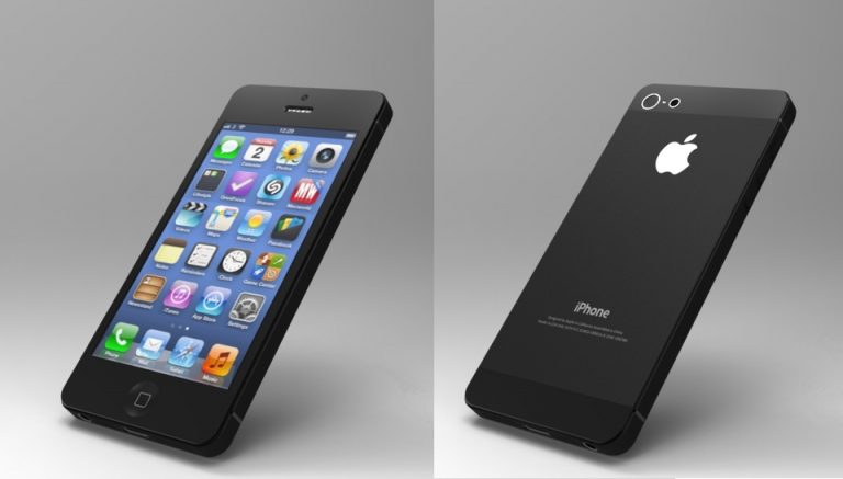 دانلود پروژه طراحی موبایل اپل آیفون 5