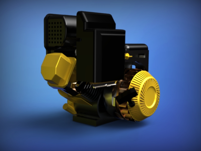 دانلود پروژه طراحی موتور بریگز استراتون 10 اسب بخار