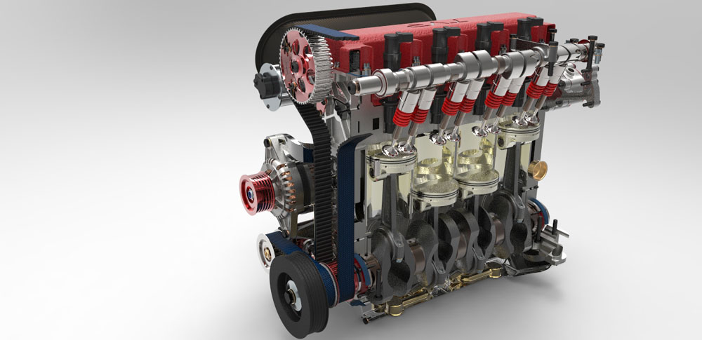 دانلود پروژه طراحی موتور خودرو 4 سیلندر 2 لیتری (2)