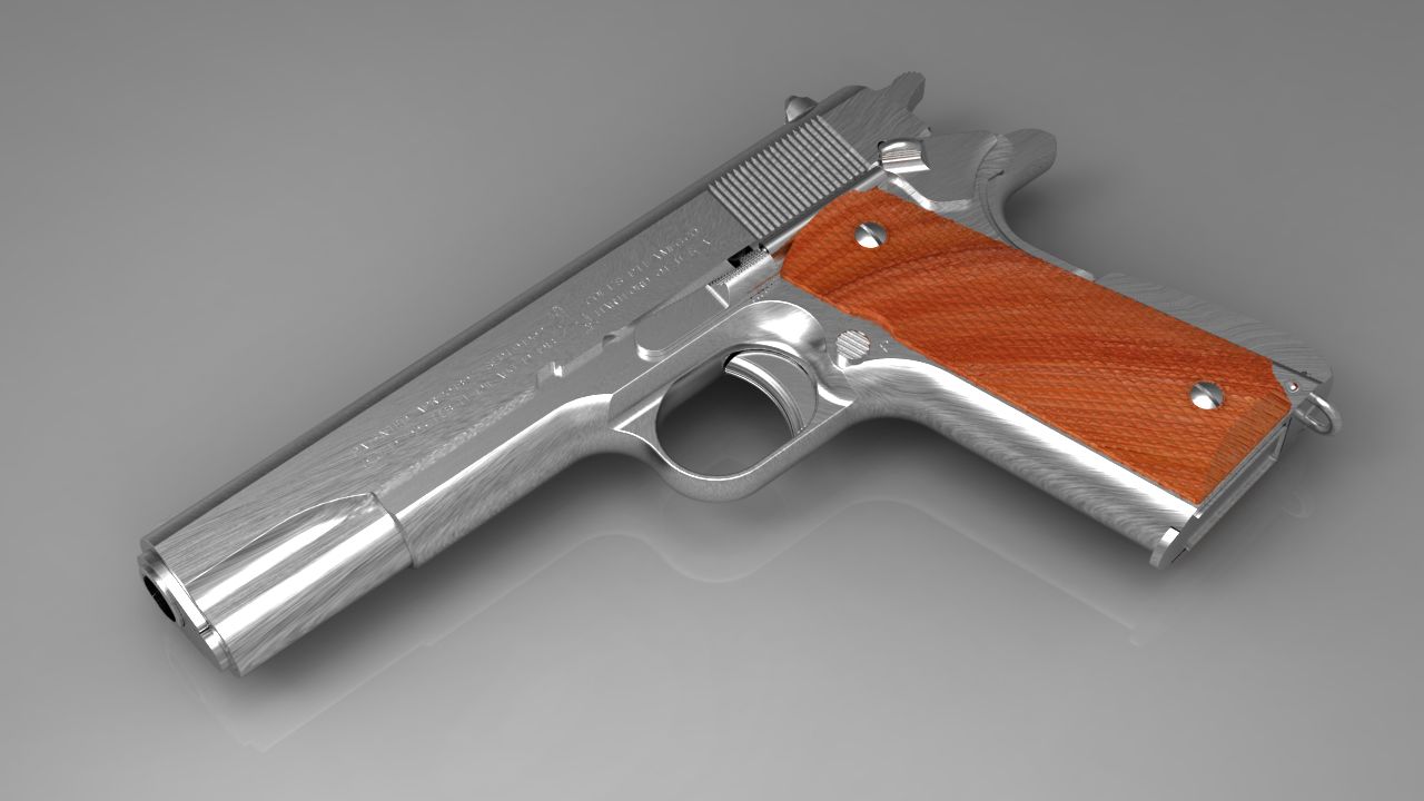 دانلود پروژه طراحی اسلحه کلت 1911-A1