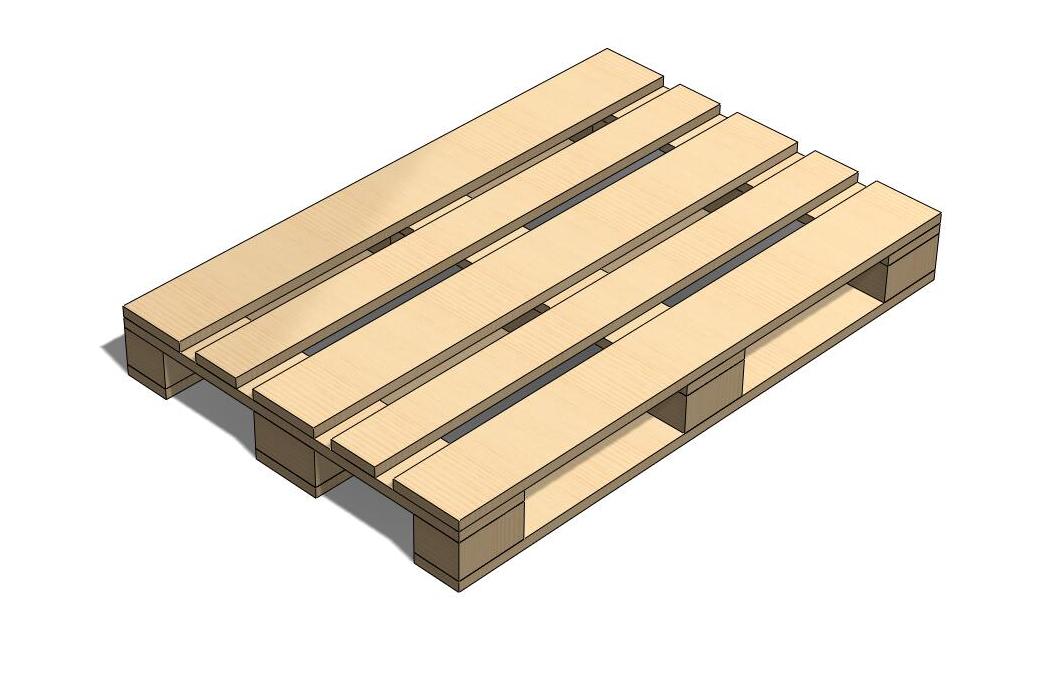 دانلود پروژه طراحی تخته پالت چوبی یورو
