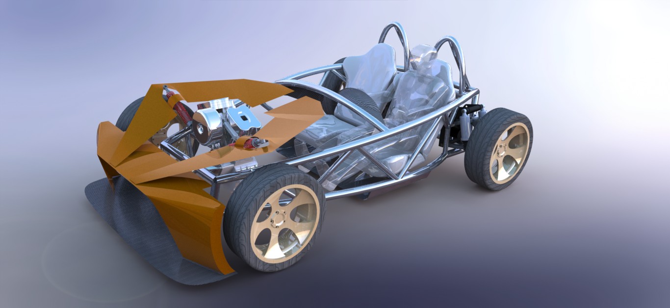 دانلود پروژه طراحی شاسی خودرو باگی (3)