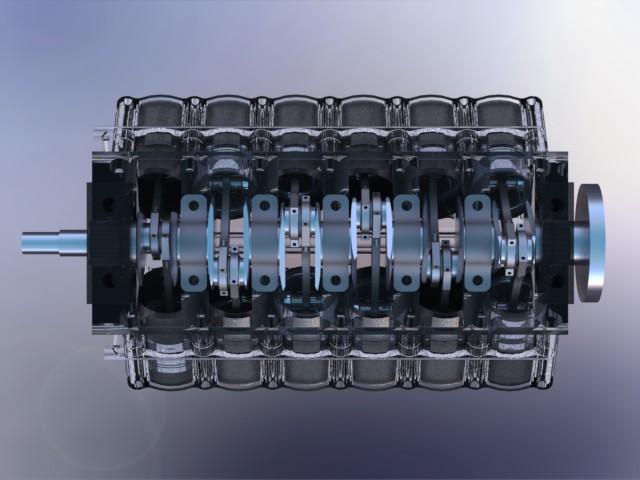 دانلود پروژه طراحی موتور خودرو 12 سیلندر وی شکل v12 engine (2)
