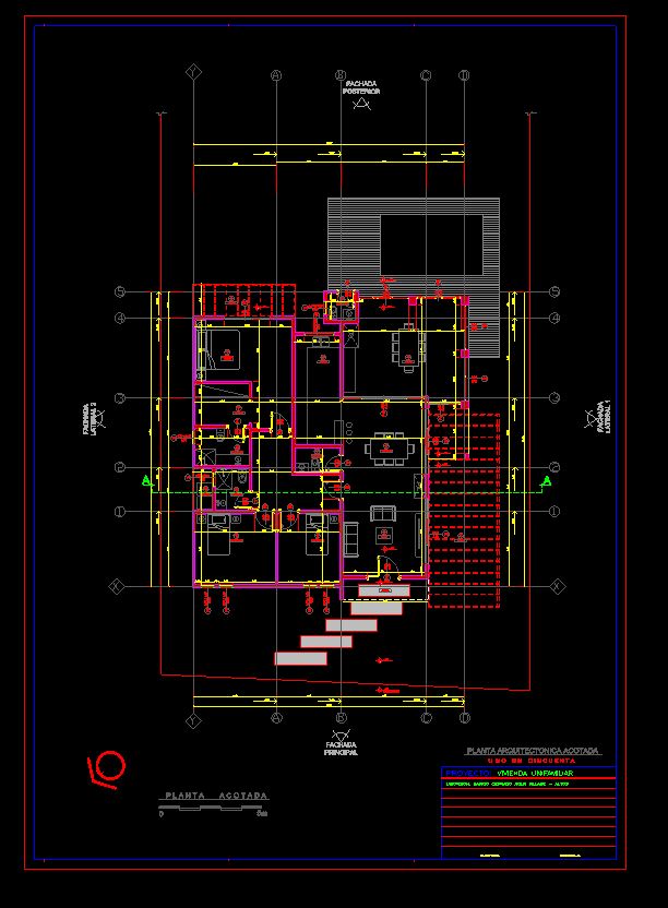 دانلود پروژه طراحی نقشه و پلان خانه ویلایی (5)