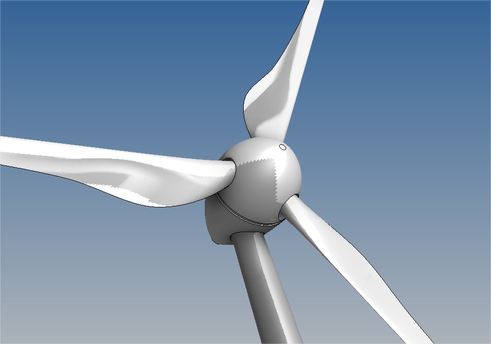 دانلود پروژه طراحی توربین بادی محور افقی