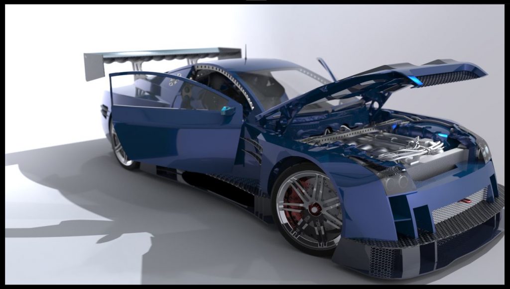 دانلود پروژه طراحی خودرو سوپر اسپرت نیسان جی تی-آر Nissan GT-R (1)