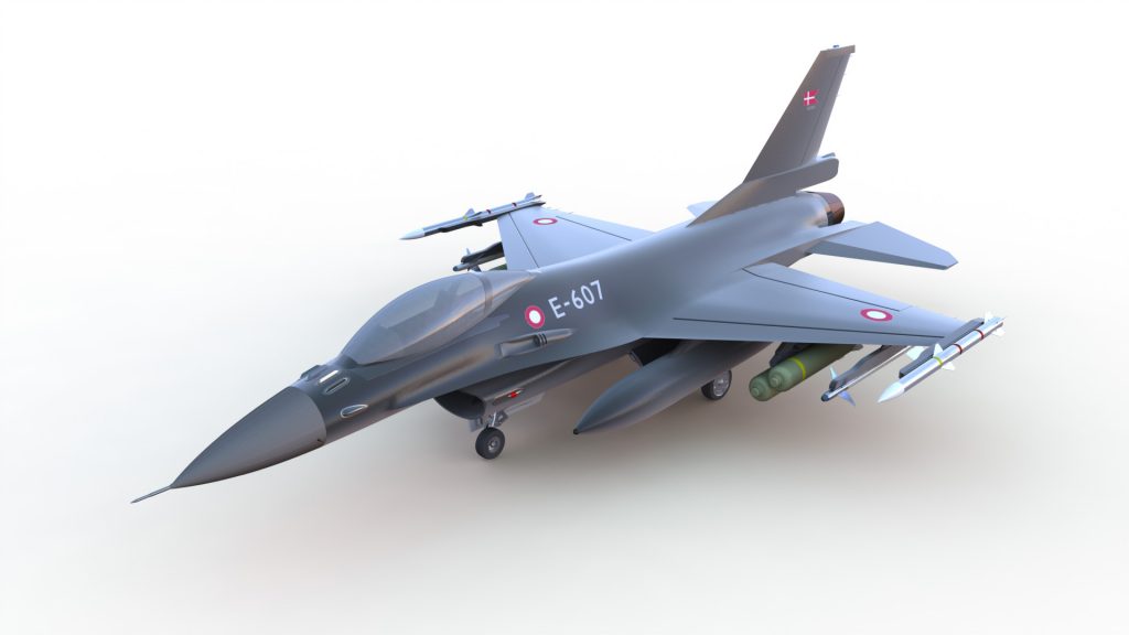 دانلود پروژه طراحی هواپیمای جنگنده اف F16 (2)