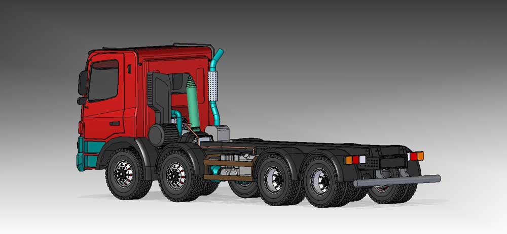 دانلود پروژه طراحی کامیون تاترا فونیکس 8x8 با جزییات کامل (3)