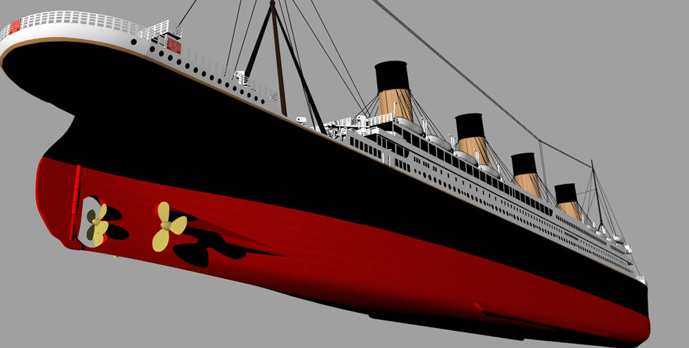 دانلود پروژه طراحی کشتی آرام‌اس تایتانیک RMS Titanic (1)
