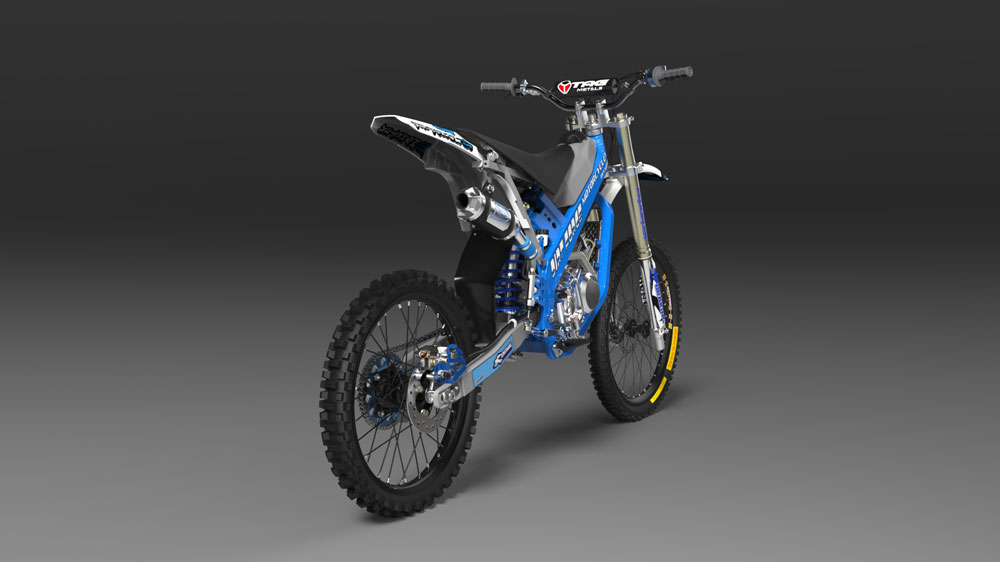 دانلود پروژه طراحی موتور سیکلت تریل DHX (1)