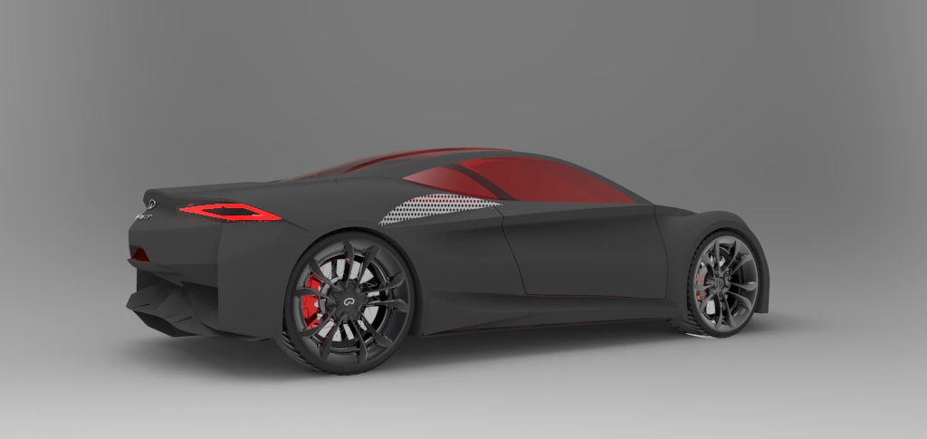 دانلود پروژه طراحی خودرو لوکس اینفینیتی امرج ای Infiniti Emerg-E (2)