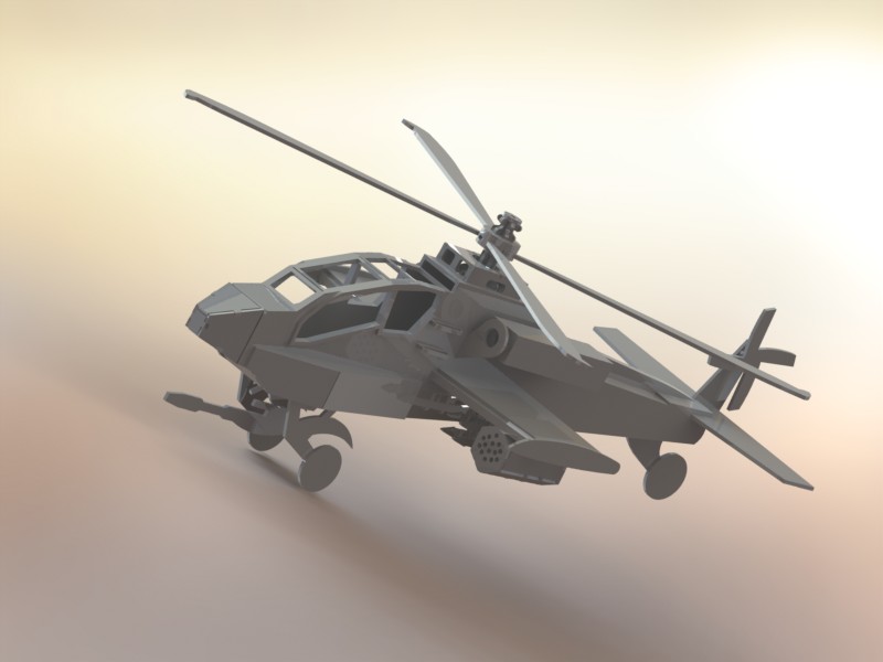 دانلود پروژه طراحی هلیکوپتر ای‌اچ-۶۴ آپاچی بوئینگ