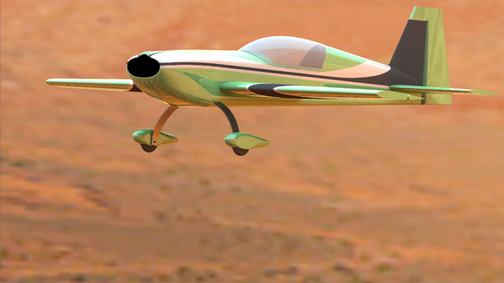 دانلود پروژه طراحی هواپیما  اکسترا Extra 300