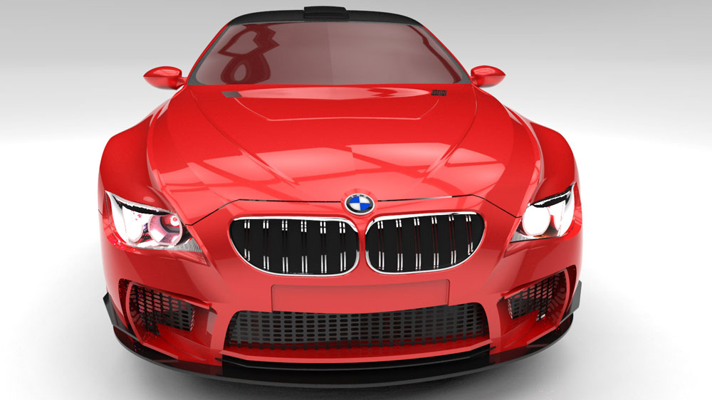 دانلود پروژه طراحی خودرو ابی ام و ام ۶ اسپرت BMW M6 Sport