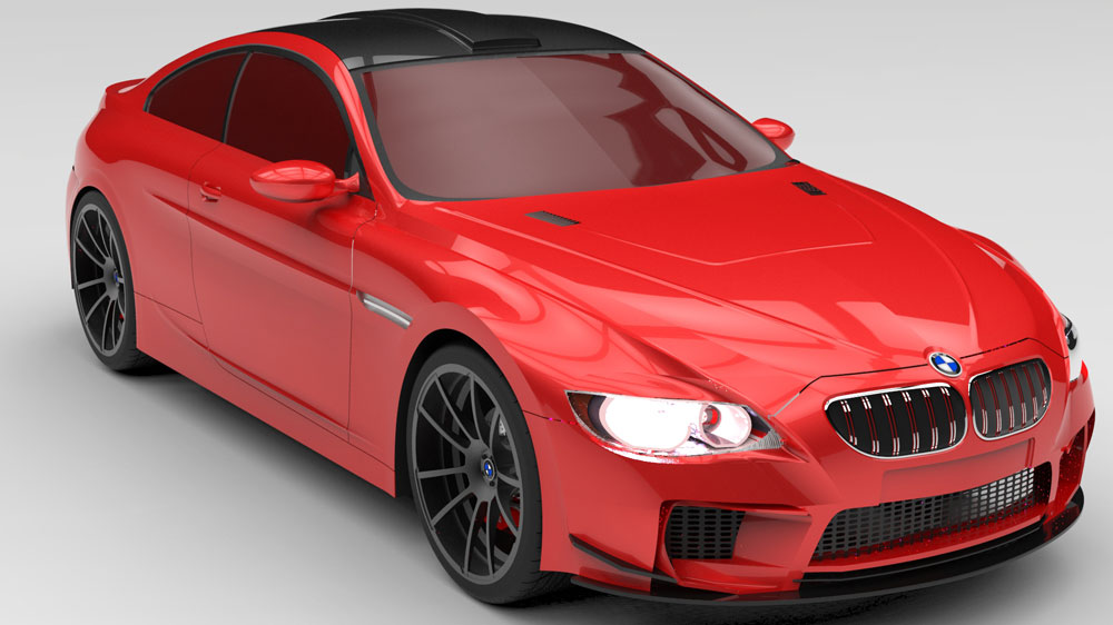 دانلود پروژه طراحی خودرو ابی ام و ام ۶ اسپرت BMW M6 Sport (2)