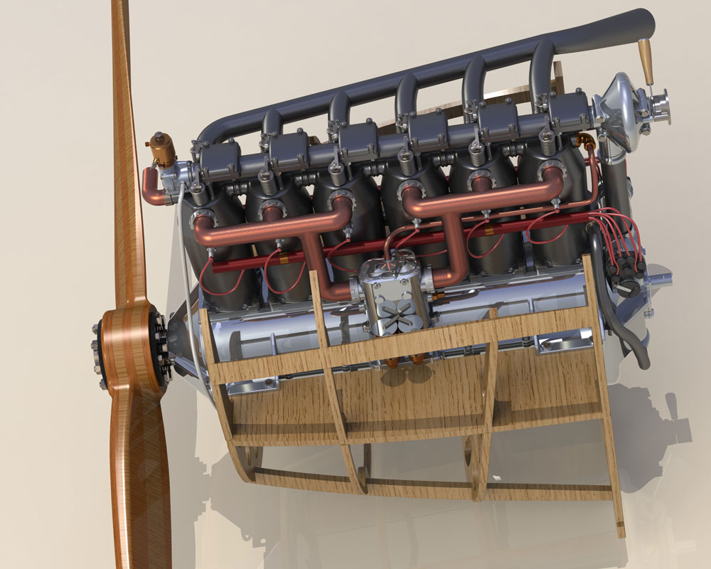 دانلود پروژه طراحی موتور هواپیما مرسدس