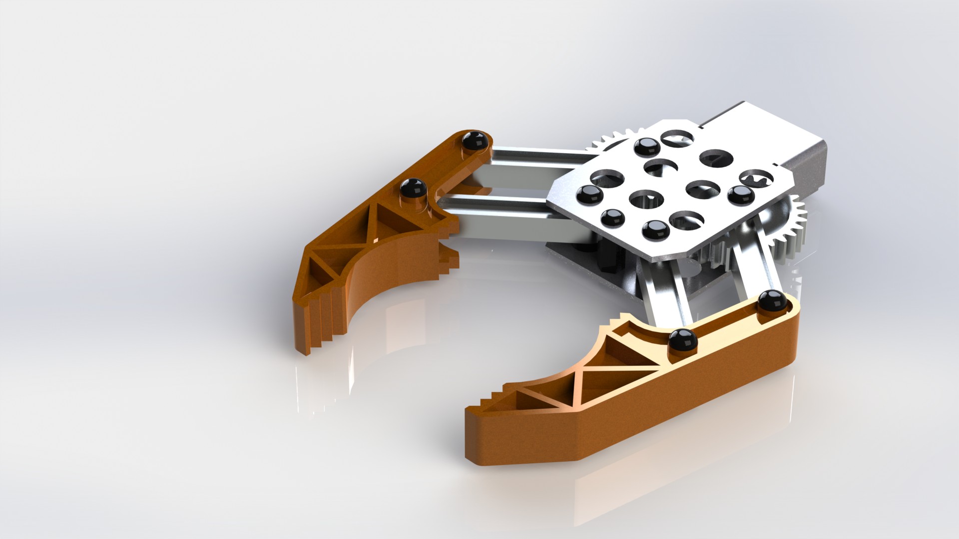 دانلود پروژه طراحی گریپر ربات Robot gripper