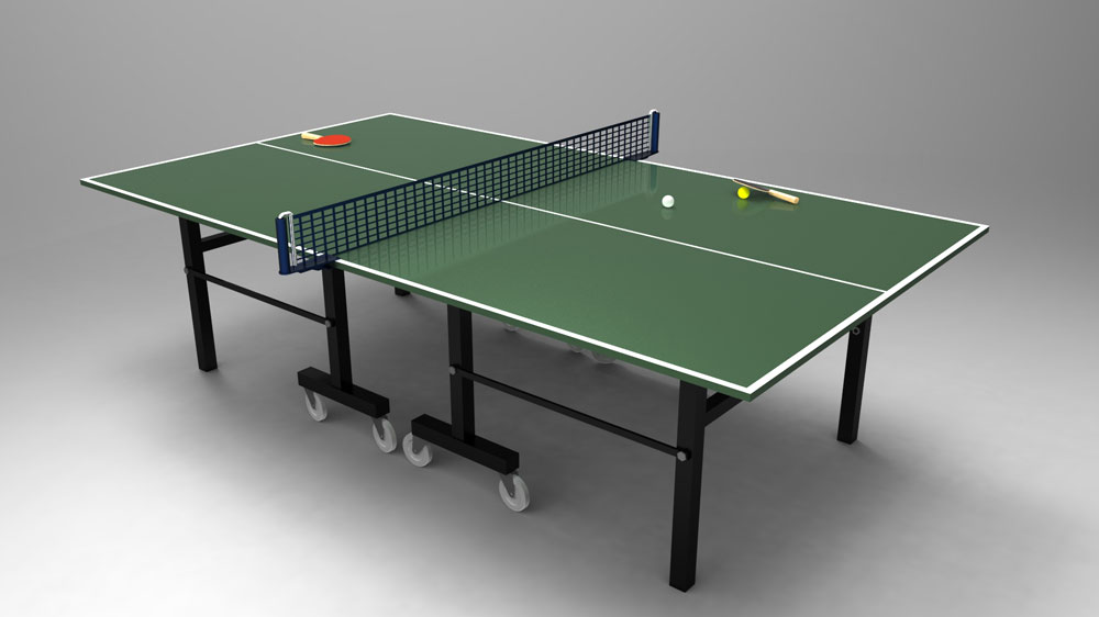 دانلود پروژه طراحی میز تنیس (پینگ پنگ)