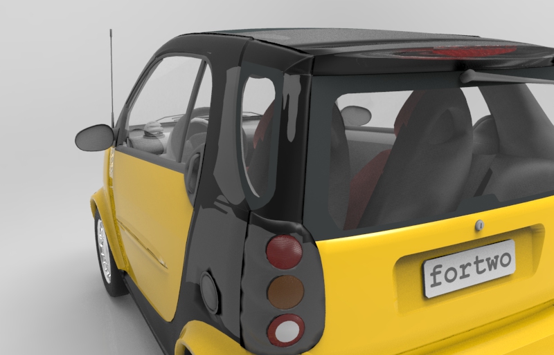 دانلود پروژه طراحی خودرو برقی اسمارت فورتو Smart Fortwo (1)