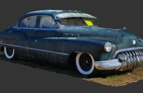 دانلود پروژه طراحی خودرو کلاسیک بیوک 1950