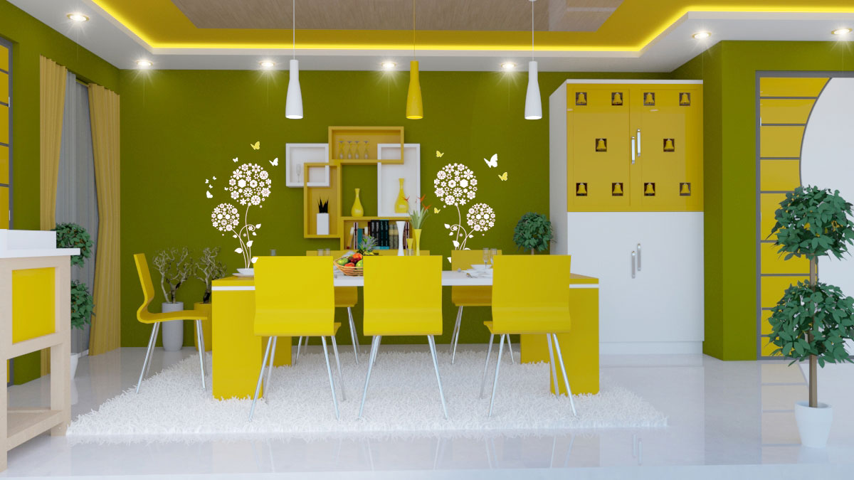 دانلود پروژه طراحی اتاق غذاخوری مدرن