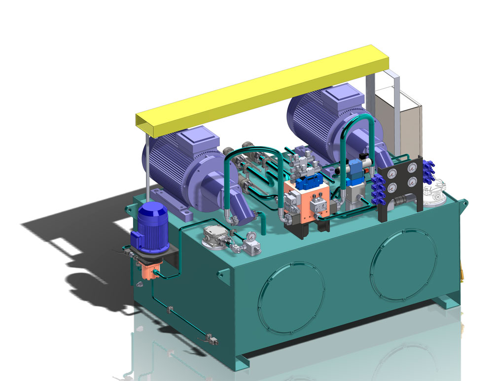 دانلود پروژه طراحی سیستم انتقال قدرت هیدرولیک 2000L