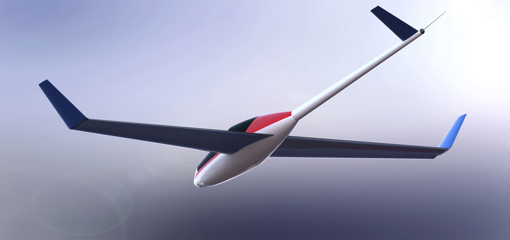 دانلود پروژه طراحی هواپیمای بدون موتور گلایدر (2)