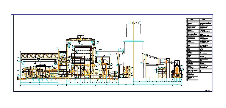 دانلود پروژه طراحی نقشه و پلان نیروگاه حرارتی 1000 مگاواتی