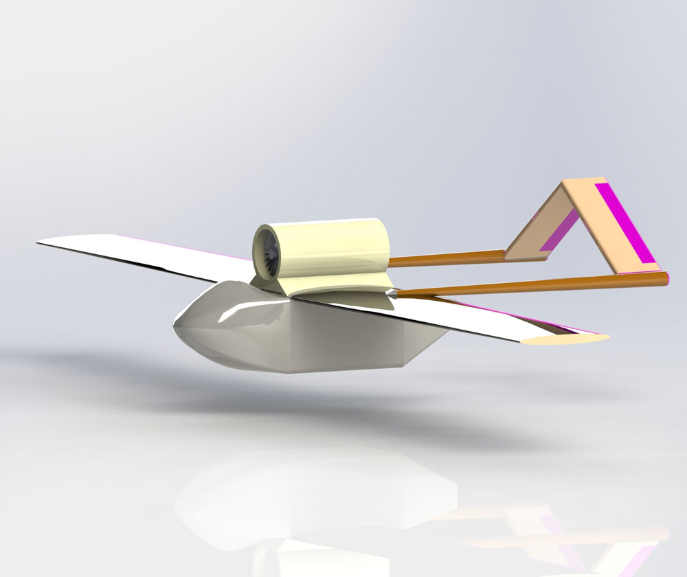 دانلود پروژه طراحی هواپیمای بدون سرنشین uav