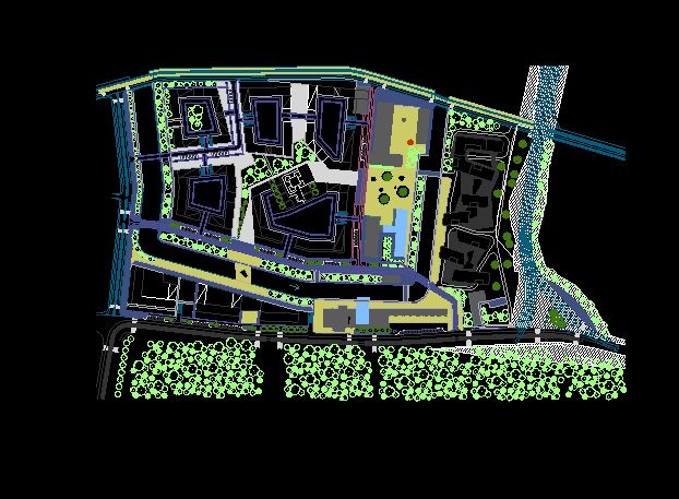 دانلود پروژه طراحی نقشه و پلان شهر مدرن 5