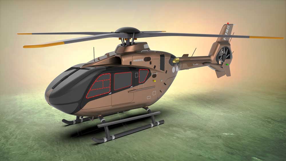 دانلود پروژه طراحی هلیکوپتر ایرباس (یوروکوپتر H135 )