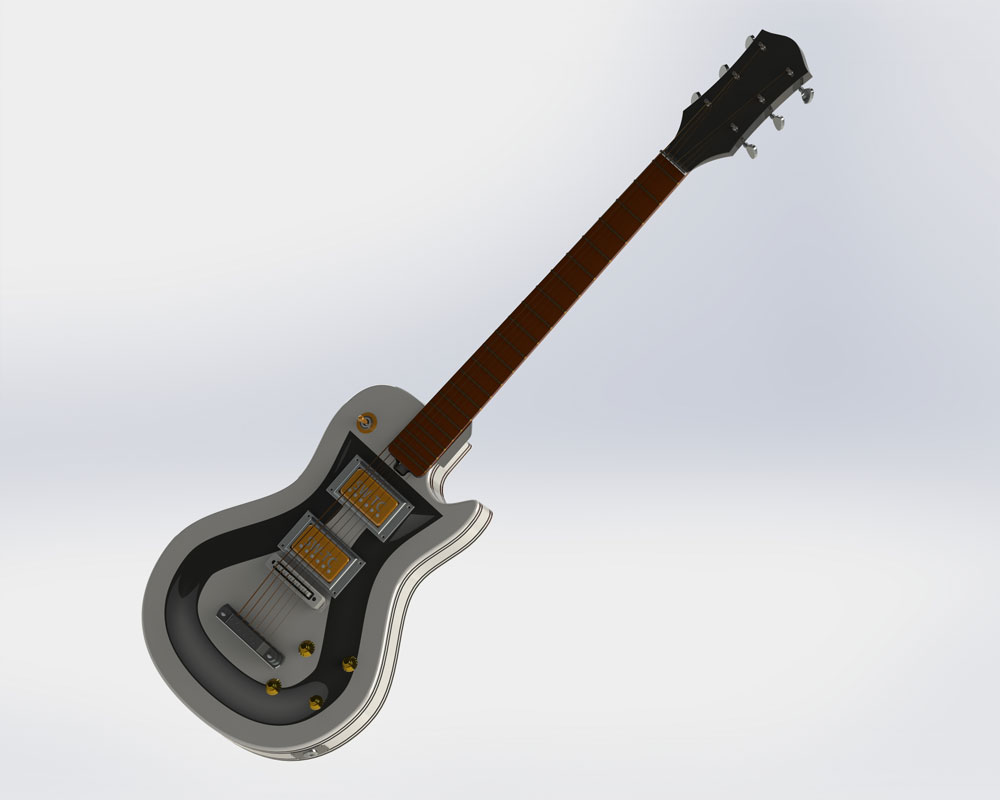 دانلود پروژه طراحی ساز گیتار الکتریک