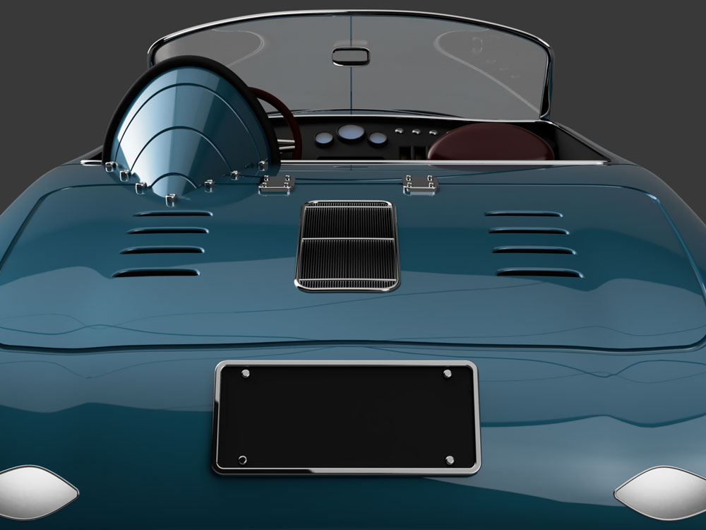 دانلود پروژه طراحی خودرو کلاسیک پورشه Porsche 356 Speedster (5)