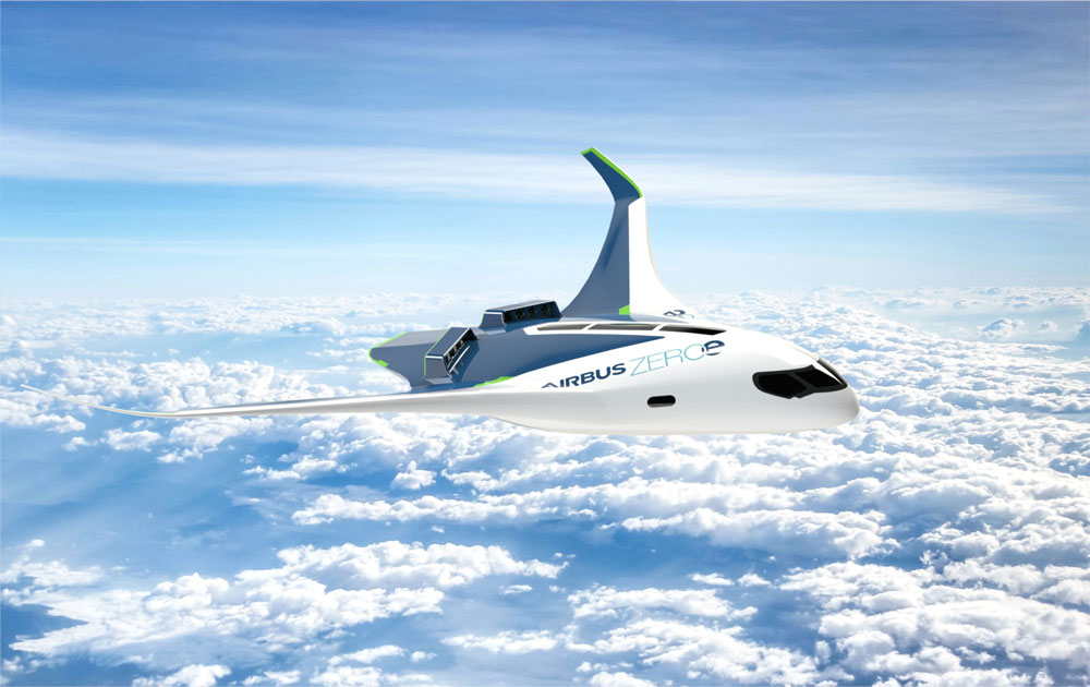 دانلود پروژه طراحی هواپیمای ایرباس ZEROe