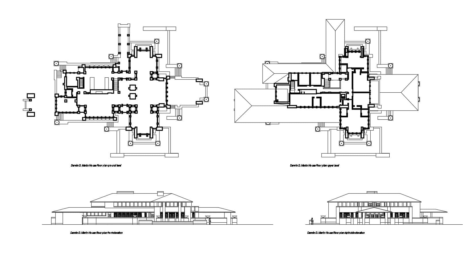 دانلود پروژه طراحی نقشه و پلان خانه داروین دی مارتین (2)