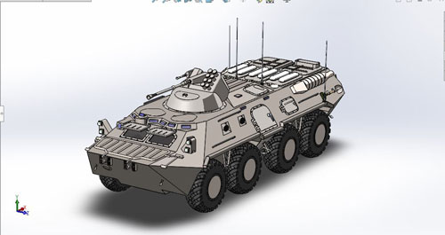 دانلود پروژه طراحی خودرو نفربر زرهی BTR-80 (2)