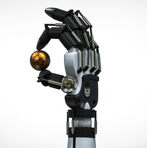 دانلود پروژه طراحی دست انسان رباتیک