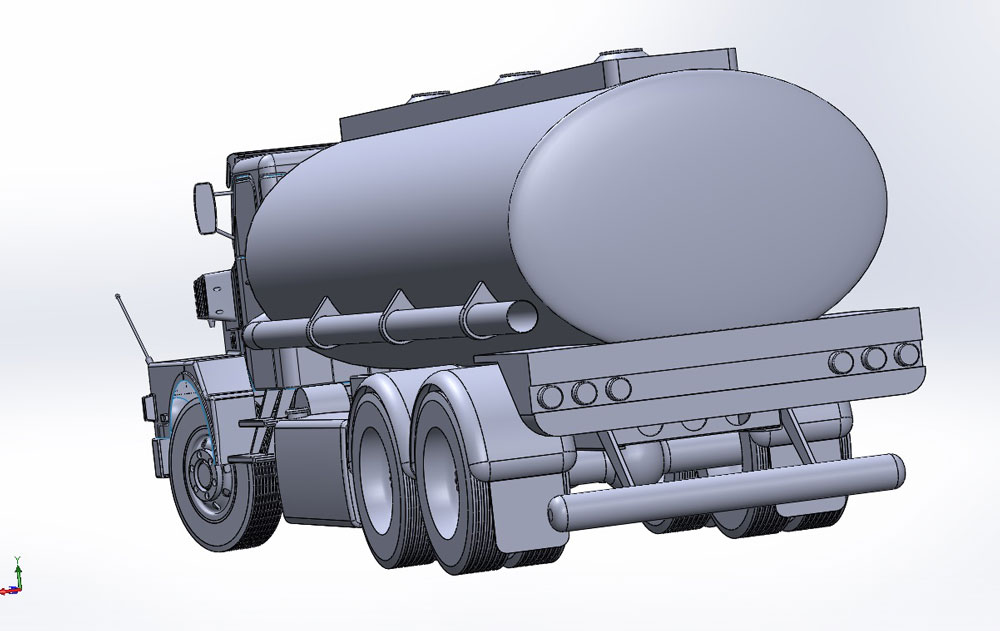 دانلود پروژه طراحی کامیون تانکردار ولوو N10 (2)