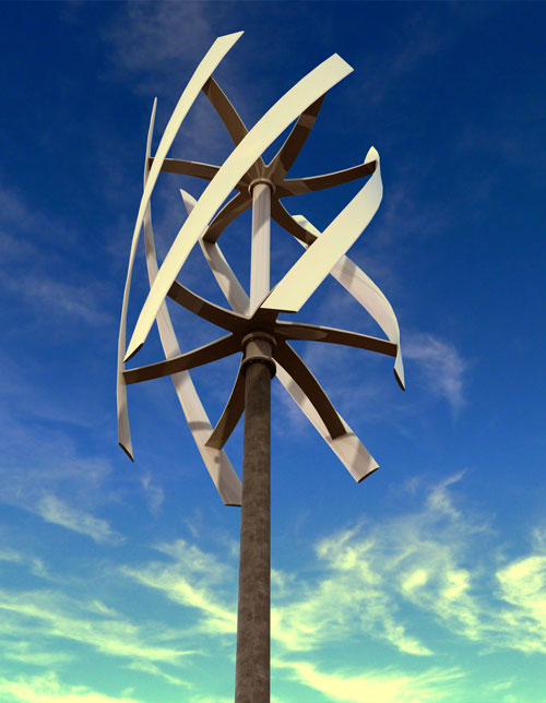 دانلود پروژه طراحی توربین بادی مارپیچی