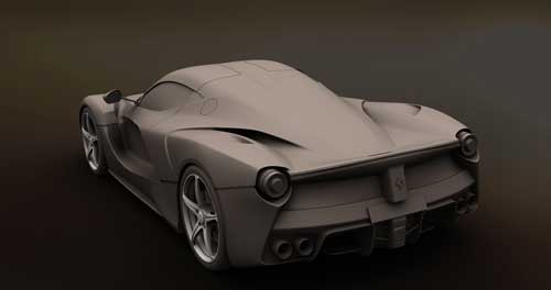 دانلود پروژه طراحی خودرو سوپر اسپرت فراری لافراری (2)