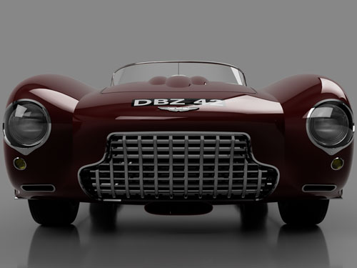 دانلود پروژه طراحی خودرو کلاسیک استون مارتین DB4 GT (4)