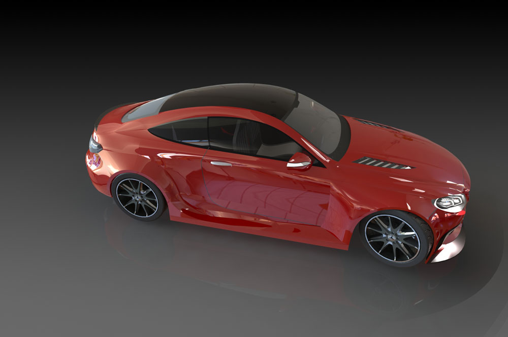 دانلود پروژه طراحی خودروی اسپرت مرسدس بنز S63 AMG (1)